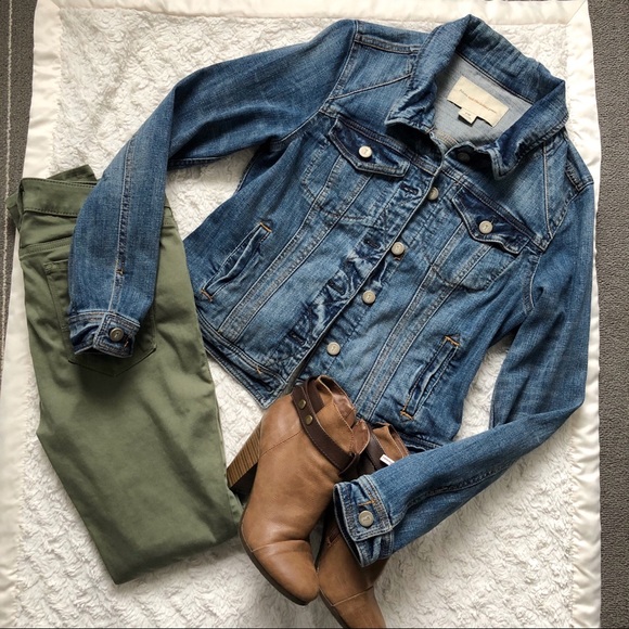 Anthropologie Jackets & Blazers - Pilcro Avie Denim Jacket